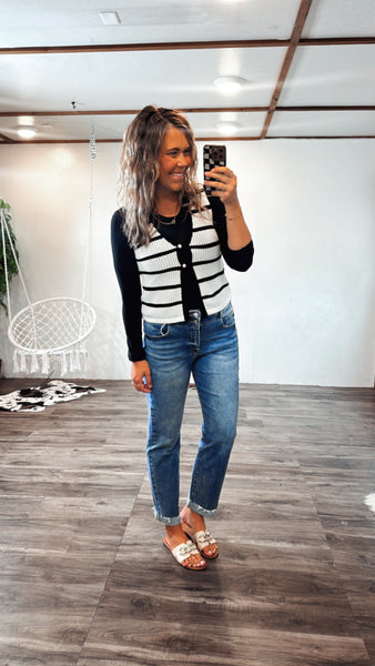 Knit Vest Top (Ivory)