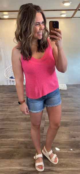 Knit Tank (Pink)