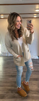 Ultimate Cozy Cardigan (Taupe)