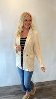 Cuffed Blazer (Neutral)