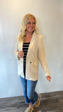 Cuffed Blazer (Neutral)
