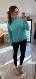 Mineral Wash Crew (Turquoise)