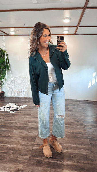 Everyday Zip Up (Green)