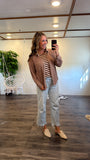 Textured Brown Striped