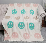 Dupe Smiley Blanket (Multicolor Light)