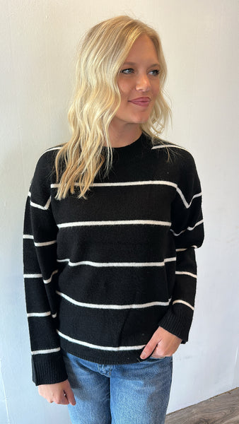 Slow Mornings Sweater (Black)