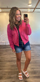 On The Move Zip up (Pink)