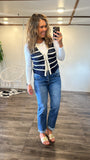 Knit Vest Top (Navy)