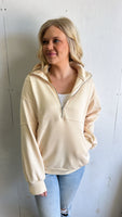 Athletic Zip (Beige)