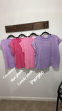 Acid Wash Detail Tee (5 colors)