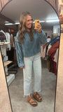 Moving On Fleece Pullover (light blue)