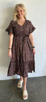 Floral Belted Dress