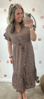 Pretty Girl Dress (Brown)