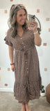 Pretty Girl Dress (Brown)