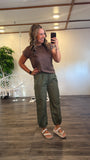 Olive Cargo Pants