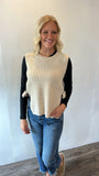 Side Tie Vest (Sand Beige)