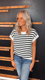 Presleigh Striped Top