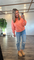 Hooded Acid Wash (Coral)