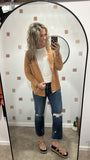 Taupe Gauze Top