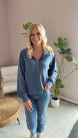 Scuba Zip (Dusty Blue)