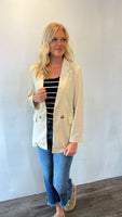 Cuffed Blazer (Neutral)