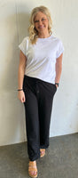 Straight Leg Sweats (Black)