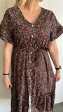 Floral Belted Dress