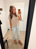 Chenille Ash Mocha Tee