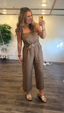 Brown Jumpsuit