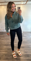 Quarter Zip (Dark Green)