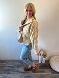 Quilted Jacket (Taupe)