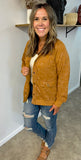 Vintage Button Detail Jacket (Camel)