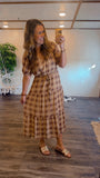 Plaid Maxi Dress