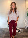Chelsea Pants (Burgundy)