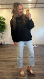 Kristen Seam Sweater (Black)