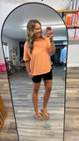 Mineral Wash Tara Tee (Orange)