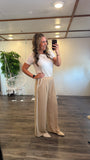 Taupe Contrast Pants