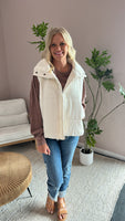 Layering Up Vest (Cream)