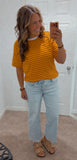 Everything Striped Top (Orange)