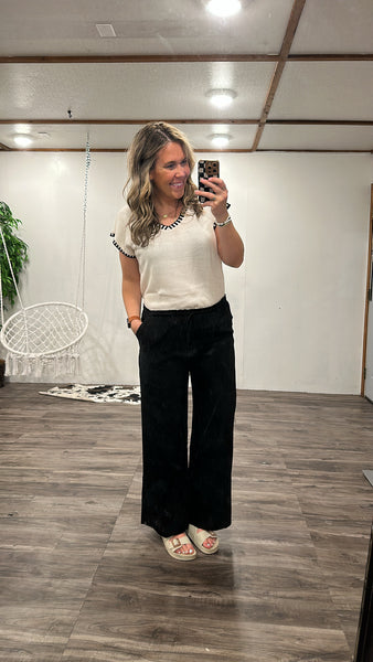From work to play pants (Black)