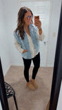 Denim Quilted Vest
