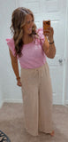 Pink Gingham Tank