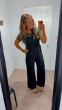 Ribbed Jumpsuit (Black)