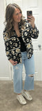 Aztec Fleece Button Up