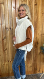 Textured Round Neck Long Sleeve Top