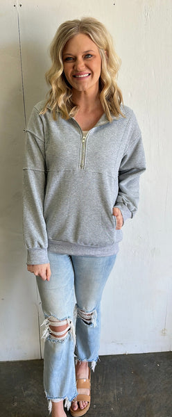 Athletic Zip (Grey)