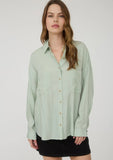 Green Button Up (Plus)