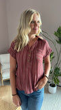Dress Me Up Top (Burgundy)