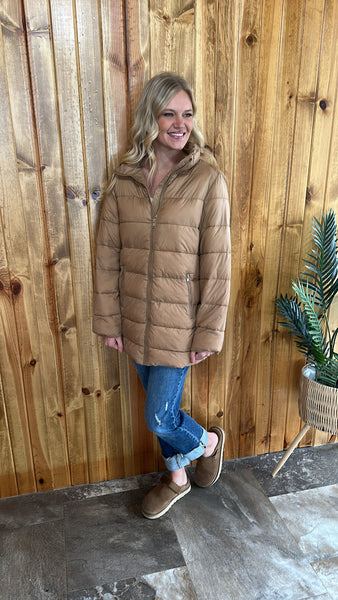 Puffer Camel Jacket