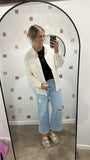 Gauze Button Up (Sand Beige)